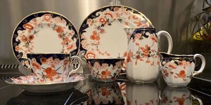 RAR Royal Crown Derby IMARI A.54 8-teiliges Teeservice um 1933, 1934, 1935, 1937 - Bild 1 von 24