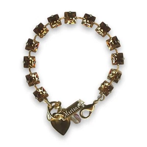 Bracelet by Mariana Woman Timeless Topaz Swarovski Crystals - Picture 1 of 7