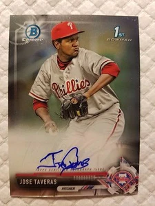 2017 Bowman Chrome Prospect Autographs #CPAJT Jose Taveras - Bild 1 von 6