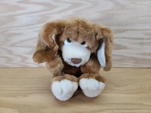 Vintage Russ Berrie Samuel Spaniel 7" Brown Dog Plush Animal w/ Poseable Ears - Picture 1 of 12