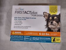 TevraPet FirstAct Plus Flea and Tick Prevention for Dogs 6-22LB 6MONTHS SUPPLY