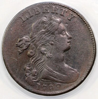 1798 1c S-166 2nd Hairstyle ANACS EF 40 - Image 1 of 4