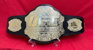 UFC ULTIMATE FIGHTING CHAMPIONSHIP TITLE REPLICA BELT 2MM Brass Dual Plate Adult - Picture 1 of 6