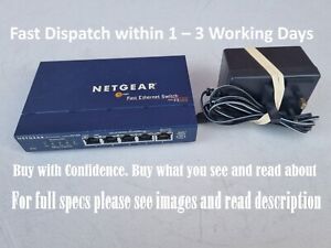 Netgear 5 porte FS105 switch Fast Ethernet. NETGEAR FS105 Fast Ethernet 5 porte