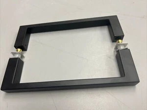 9” Square Tube Pull Handle FutureGlass shower door Double Sided Matte Black - Picture 1 of 4