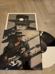 Stevie Ray Vaughan Texas Flood VMP 40th Anniv Ed; Art Print Black & White Vinyl - Picture 1 of 2