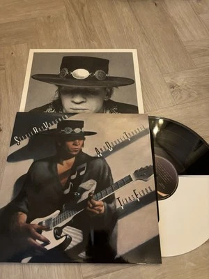Stevie Ray Vaughan Texas Flood VMP 40th Anniv Ed; Art Print Black & White Vinyl - Image 1 of 2