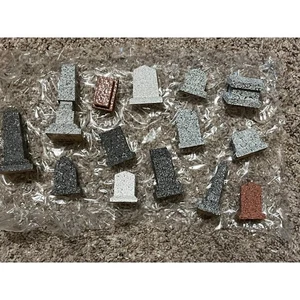 Halloween Grab Hof Grabsteine Denkmäler Goth Puppenhaus Miniatur Friedhof L2 - Bild 1 von 3