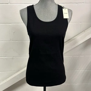 Canotta unisex piacevole nera a costine Harry Styles uomo donna taglia small nuova con etichetta - Foto 1 di 7