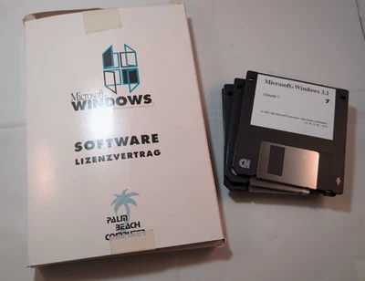 Mircrosoft Windows 3.1 – OVP Palm Beach Software GETESTET - Bild 1 von 4