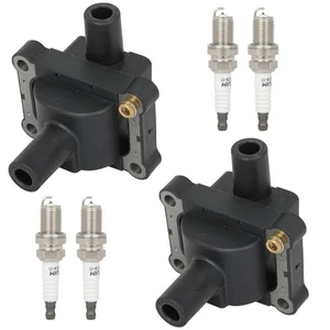 Ignition Coil and Spark Plug for 1999-2000 Mercedes-Benz C230 UF527 - Picture 1 of 6