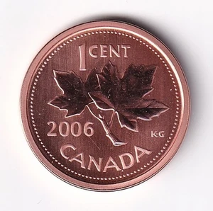 Canada 2006 1c One Small Cent Coin Queen Elizabeth II Proof Mag - Picture 1 of 2