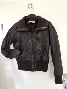 Echt Leder Jacke, Bomberjacke Gr. M Braun Vero Moda - Bild 1 von 3