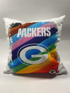 Northwest The Company NFL Green Bay Packers Kissen, 18" x 18", Pride - Bürste - Bild 1 von 3