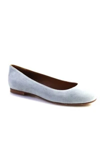 Margaux Womens Classic Round Toe Ballet Flats Slate Gray Suede Size 35.5 5.5 - Picture 1 of 6
