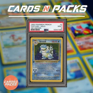 Carte Pokemon Tortank 2/102 HOLO Set de Base Edition 1 PSA 9 NEUF MINT 🇫🇷🔥 - Picture 1 of 2