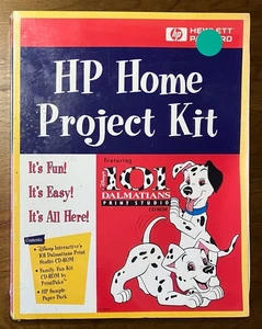 HP Home Project Kit Disney 101 Dalmatians Print studio CD ROM Windows 3.1x & 95 - Picture 1 of 3