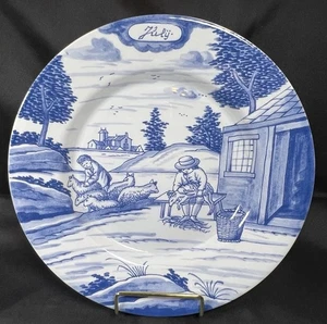 Royal Delfts Metropolitan Museum Of Art Month Of The Year JULY Plate 9 1/8" - Picture 1 of 20