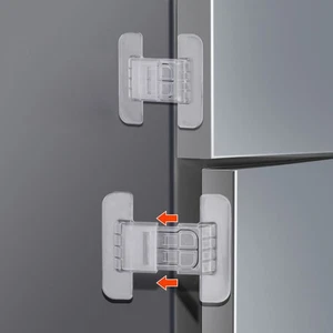 Refrigerator and Cabinet Lock Buckle Set 5pcs for Secure Closure and Safety - Photo 1/10