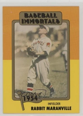 1980-84 SSPC Baseball Immortals 1st Printing Rabbit Maranville #72 HOF - Image 1 of 2