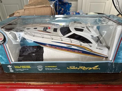 Juguete Radio Control Sea Ray 48 Sundancer R/C Lancha Rápida PROBADO FUNCIONANDO Foto 1 de 3