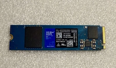 WESTERN DIGITAL BLUE SN570 500GB INTERNAL SOLID STATE DRIVE WDS50063B0C  - Image 1 of 2