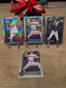 Topps Chrome 2025 - #157 Adam Mazur, Connor Gillispie, Griffin Connie RC  - Imagen 1 de 6