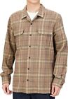 VOLCOM Men&#39;s SKATE VITALS GRANT TAYLOR Flannel Shirt - DKA - Large - NWT