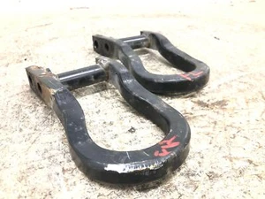 2007-2019 CHEVY SILVERADO 1500 FRONT LEFT & RIGHT TOW HOOK SET 2 PCS BLACK OEM - Picture 1 of 20