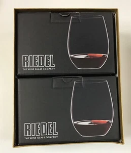 Neu Riedel O Cabernet/Merlot stiellose Weingläser 4er Set Geschenk verpackt - Bild 1 von 10