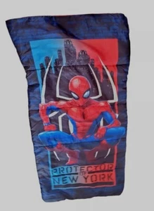 Marvel Spiderman Spider Sense Blue Camping Sleeping Bag PROTECTOR OF NEW YORK - Picture 1 of 2