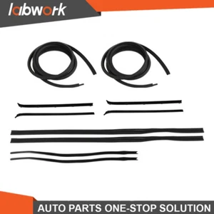 Labwork Door Window Weatherstrip Seal Kit For 1980-1993 Dodge Truck D W 150 - Picture 1 of 13