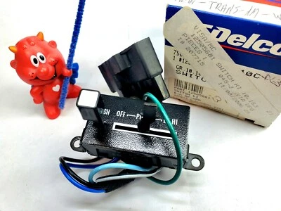 12505681 NOS Delco Remy D6340C Delay Pulse Wiper Switch 10010666 D6318A Firebird - Image 1 of 4