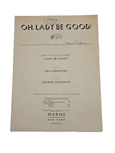 Partituras de colección Oh Lady Be Good in G1924 Ira Gershwin George Gershwin - Imagen 1 de 6