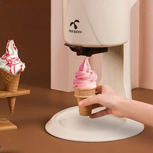 Eismaschine Zum Selbermachen Softeis Automatisch Einfach zu bedienen Eismaschine - Bild 1 von 7