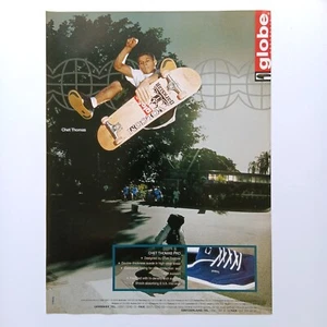 1997 GLOBE Shoes Chet Thomas Pro Skateboard Werbeanzeige Print Ad Advertising - Bild 1 von 1