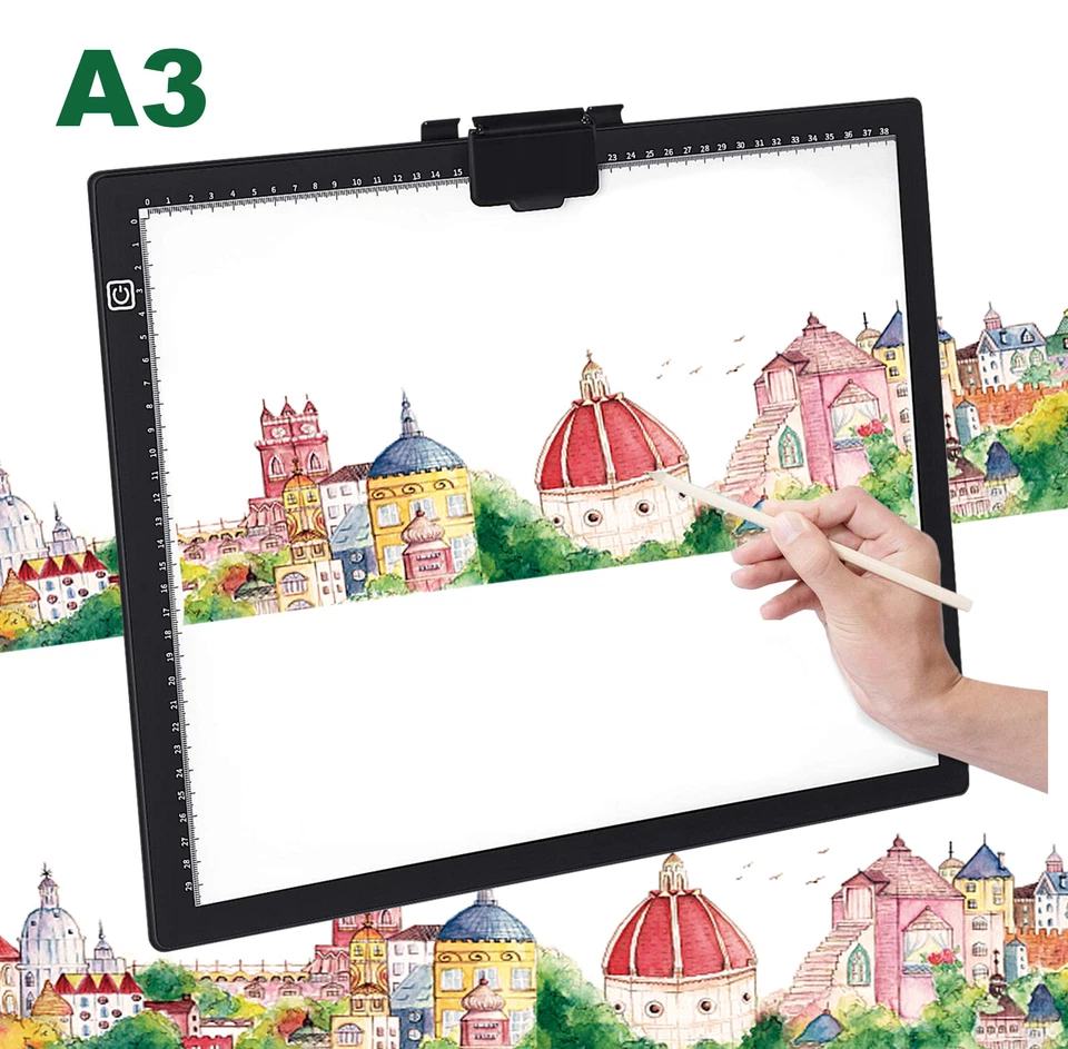 AGM LED Licht Pad A3 Leuchttisch Dimmbar Leuchtplatte Copy Board Lichttisch USB