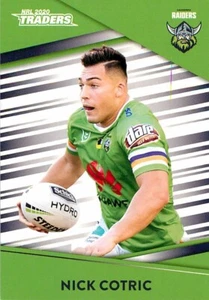 2020 CANBERRA RAIDERS NRL Card NICK COTRIC Traders - Picture 1 of 2