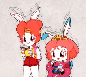 Samurai Pizza Katzen Anime Produktion Cel Kaiserin Frieda und Prinzessin Vi Tatsunoko - Bild 1 von 3