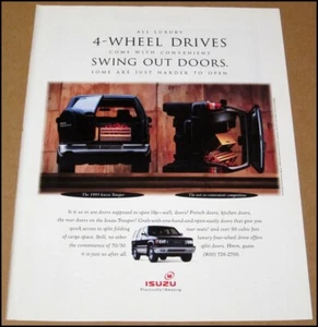 1993 Isuzu Trooper Print Ad Car SUV Automobile Advertisement Vintage 8" x 10.5" - Picture 1 of 5