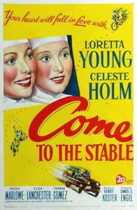 70443 Come to the Stable Loretta Young eleste Holm Wall 16x12 POSTER Print - Picture 1 of 7