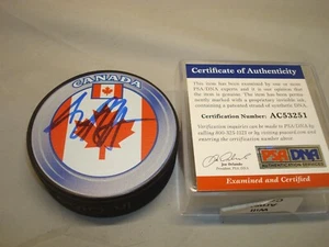 Will Arnett signed Team Canada Hockey Puck handsigniert PSA/DNA COA 1A - Bild 1 von 3