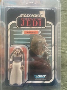 Squid Head 1983 Kenner UNPUNCHED Star Wars Return Of The Jedi 65 Back New READ - Picture 1 of 8