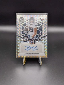 2024 Panini Mosaic Xavier Hutchinson Scripts Auto Mosaic Prizm Houston Texans - Picture 1 of 2