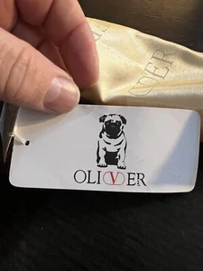 Oliver Cuir di GARAVANI VALENTINO Nuovo ombrello giallo compatto stampa bulldog - Foto 1 di 8