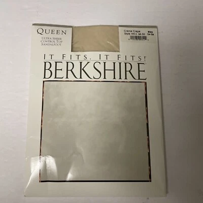 Pantimedias Berkshire se adapta a pie de arena Queen 1X-2XPale crema crepé Foto 1 de 4