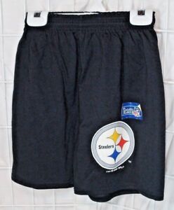NFL Pittsburgh Steelers Logo Screen Printed Shorts Size Youth Large
