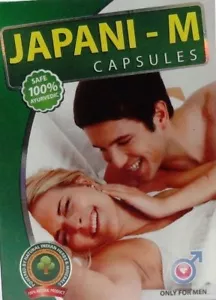 Japani M Capsules For Men Herbal Ayurvedic - Free Ship - Picture 1 of 2