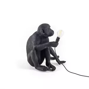 Seletti Tischleuchte Affe sitzend black Edition -neu- - Bild 1 von 2