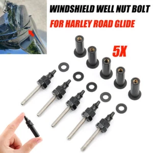 Windshield Well Nut Bolt Screws Hardware Kit For Harley Touring Road Glide FLTR - Picture 1 of 6